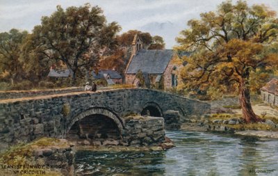 Llanystrumwdy-brug, nabij Criccieth door Alfred Robert Quinton